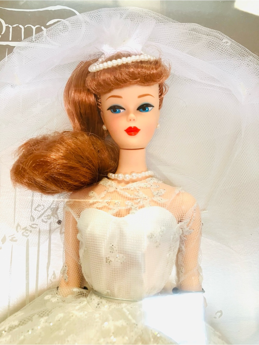 Barbie 1996 Wedding Day Barbie #17120 Repro Red Hair Open Box